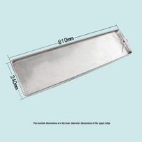 Thickened 304 Stainless Steel FCU Condensate Pan