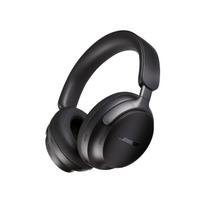 „Bose QuietComfort Ultra“ ausinės. Visiškai belaidės, triukšmą slopinančios ausinės, erdvinis garsas, „Bluetooth“ ryšys su mikrofonu, veikimo laikas iki 24 valandų. juoda