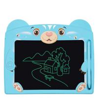OLOEY Cartoon Bear LCD Kids Drawing Tablet blue