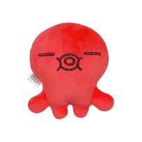 Mochimochi jūros gėrybių rankų šildytuvas lėlė, 11 cm, aštuonkojis, Populiarūs žaislai Korėjos vaikams red