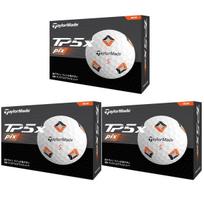 TaylorMade TP5 kamuoliukai TP5x pix kamuoliukai 3 tuzinų rinkinys 3 tuzinai balti (36 vnt) black