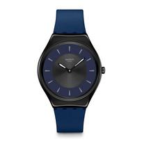 Swatch DUET AT DUSK SYXB108 Mėlynas riešinis laikrodis, mėlyna