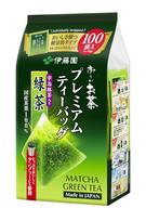 Ito En Oi Ocha Premium Tea Matcha Green x 100 bags Bags, Tea, 1.8g yellow