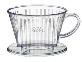 Kalita kavos filtras plastmasinis 1-2 žmonėms 101-D #04001 Skaidrus gray