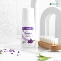 Graham's Natural Mineral Deodorant Herbal Roll On 65ml, 1 pack white