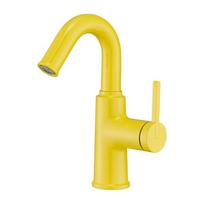 TLXT Kremo Stiliaus Karšto/Šalto Vandens Baseino Maišytuvas yellow