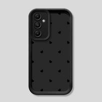 Minkštas dėklas Samsung Galaxy A26 A22 A24 A13 A36 A32 A34 A23 A12 A56 A33 A16 A14 Juodas Meilės Širdies Galaxy A32