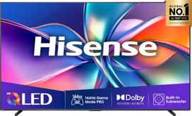Hisense 98E7Q 98 colių 4K QLED išmanusis televizorius (Dolby Vision IQ, HDR10+, VIDAA U, Dolby Atmos, 4x HDMI, 2x USB, Wi-Fi, Bluetooth, DVB-T2/C/S2)