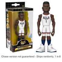 NBA „Zion Williamson Home“ 5 colių vinilo „Gold Chase“ laivai 1 iš 6
