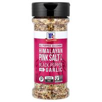 McCormick All-Purpose Seasoning with Himalayan Pink Salt, Black Pepper & Garlic, 184g (6.5oz) pink