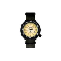 SEIKO Quartz Movement Nylon Strap Watch Men's Watches Yellow Watch Dial SBDJ029J SBDJ029J Beige Yellow Watch Dial beige