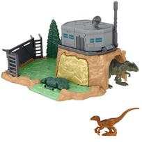 Mattel Jurassic World Naujasis Dominatorius Minifigūrėlės Žaidimų Rinkinys: Siautynės! Giganotosaurus [Nuo 4 metų amžiaus] HFF12 black