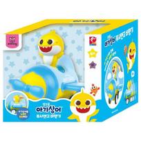 Pinkfong Baby Shark Stumiamas ir važiuojantis lėktuvas, populiarūs Korėjos žaislai yellow
