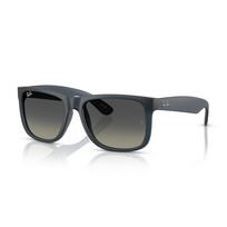 Sunglasses 0RB4165F JUSTIN RUBBER BLUE GRADIENT GREY 68131155 Asian Fit Polarized [Ray-Ban] (Blue/Grey) gray