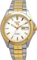Seiko FIVE Automatic Men's Watch SNKK94K1 Silver x Gold beige