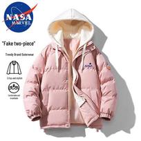 NASA MARVEL Winter Hooded Padded Jacket L rožinė