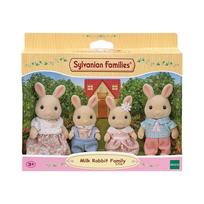 Sylvanian Families 5706 Pieno triušių šeimos rinkinys beige