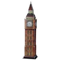 3D magija dėlionė Sukuriu visame pasaulyje žinomą pastatų seriją Londono Big Ben Ben Block Korėjos 3D galvosūkis gray