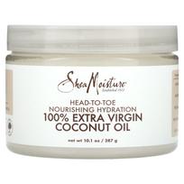 SheaMoisture, head-to-toe nourishing hydration, 100% extra virgin coconut oil, 287g (10.1oz) white