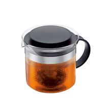 BODUM arbatinukas arbatos virimo aparatas BISTRO NOUVEAU arbatinukas 1000ml juodas juodosios arbatos žaliosios arbatos kinų arbatos žolelių arbatos vaisių arbatos plastikinis filtras stiklinis puodelis indaplovė juoda