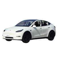 Diecast 1:24 „Tesla Model Y“ elektrinis automobilis, sedanas, visureigis, lydinio ratlankių komplektas, 1 vnt., 01_baltas gray