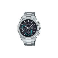 Casio EDIFICE Waterproof Business Recommended Quartz Movement Stainless Steel Strap Japanese and Korean Watch Men's Watch Black Dial EFR-S567D-1A juoda
