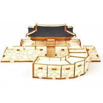 Seosungmun, Korea, Naju eup, korea 3d Puzzle beige