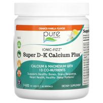 Pure Essence, Ionic-Fizz Super D-K Calcium Plus, Orange Vanilla, 14.82 oz (420 g)