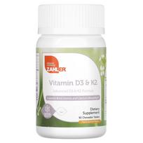 Zahler, Vitamin D3 and K2, Peach and Apricot Flavor, 90 Chewables