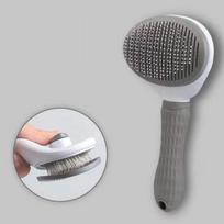 Petgreen hypoallergenic one-touch hair removal dog and cat brush comb, Korean pet shampoo gray