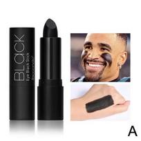 Black Eyes Face Body Paint Stick Cream Makeup Pen Safe Lightweight Halloween Costume Party Sports Waterproof Makeup Free, Black, 1 Piece beige