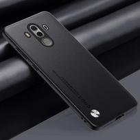 Prabangus PU odinis telefono dėklas Huawei Mate 10 Pro 10Pro. Galinis dangtelis Huawei Mate10 Pro, silikoninė apsauga nuo smūgių. Mate 10 Pro juoda