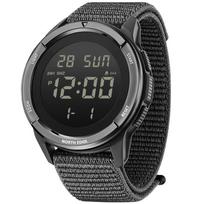NORTH EDGE Lauko sportinis elektroninis laikrodis black