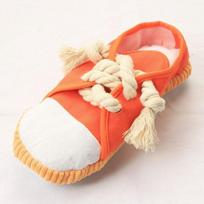Orson šuns nosies darbo žaislas, batų formos, oranžinis, 1 vnt. beige