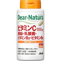Asahi Dear-Natura Active Dianatura vitaminas C, cinkas, laktobacilos, vitaminas B2, vitaminas B6 120 kapsulių (60 dienų tiekimas) Kita (patikrinti spynos, liežuvio valymas 1 set