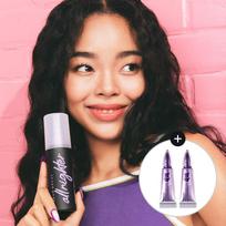 Urban Decay All Nighter Setting Fixer 118ml 1 iš 5 tipų + 2 mini akių gruntai brown