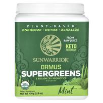 Sunwarrior, Ormus Supergreen, Mint, 450 g (15.8 oz)