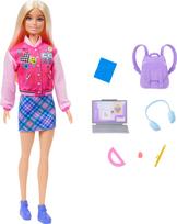 Barbė Lėlė ir Mada Mokyklinis Kasdienis Rinkinys Apsirengti Lėlių Namelis Apsimesti Žaisti Barbė Lėlė 3 metų ir vyresniems Rožinė HRG84 pink