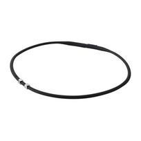 phiten RAKUWA Necklace EXTREME Cube Juodas 43cm Phiten pažangi technologija [Sustingę pečiai] [Sustingęs kaklas] [Naudoja Metax] juoda