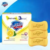 Safeguard Lemon Fresh Bar Soap (3x100g) white