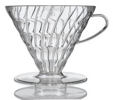 HARIO V60 Transparent Dripper VDR-03-T Clear for 1-6 Cups Hand Drip gray