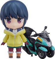 Nendoroid Shima Rin Dviratis Plastikinis Dažytas Judinamas Figūrėlė G12909 Yurucamp Trijų Ratų Versija. Ne masto beige