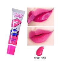 fizz non-removable lipstick liquid lipstick cosmetics lip-off mask for women 6 colors, 04-Rose Pink, 1 piece, 2.04 Rose Pink pink
