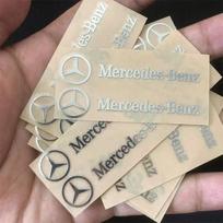 Skirta Benz ASes Automobilio Metalinės Lipdukai 3D Automobilio Ženklelis Interjero Dekoracija Lipdukas Mercedes Benz AMG W204 W205 W203 W211 W212 W213 W201 W210 W124 CLA 10pc