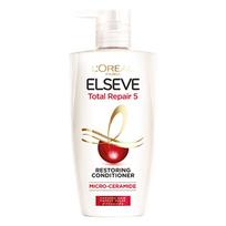 L'Oréal Paris Elsev Total Repair 5 Conditioner Melon Fruity Floral Fragrance, 410ml, 1 unit white