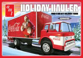AMT Ford City Pristatymo Sunkvežimis Plastikinis Modelis AMT1459 1/25 C-600 Coca-Cola (Automobilis) gray