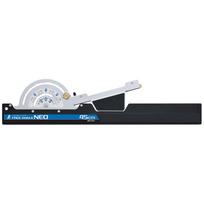 Shinwa Sokutei Apvalaus pjūklo kreipiamoji liniuotė Laisvo kampo Neo 45cm 73161 sidabras