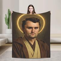 Charlie Kirk Angelic Advocate Pliušiniai pledai Vaikams Suaugusiems Flanelinis pledas sofai lovai Šiltas dizainas Kokybiškas lovatiesė 80x120cm(31x47inch)