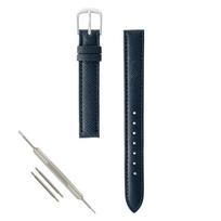 BAMBI Watch Cowhide Leather Replacement Watch Strap, Leather, 9mm, 10mm, 11mm, 12mm, 13mm, 14mm, Antibacterial, Odor-Resistant, Water-Repellent, Band, black