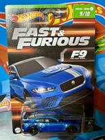 Yamada Denki Exclusive Hot Wheels Fast Furious JAGUAR XE SV PROJECT B Jaguar & (Brand New, Unopened) blue